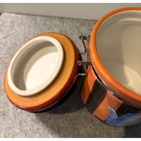 Certified International Coffee Canister 7" Tall  5.5 Wide  # 2836 - Picture 4 of 6